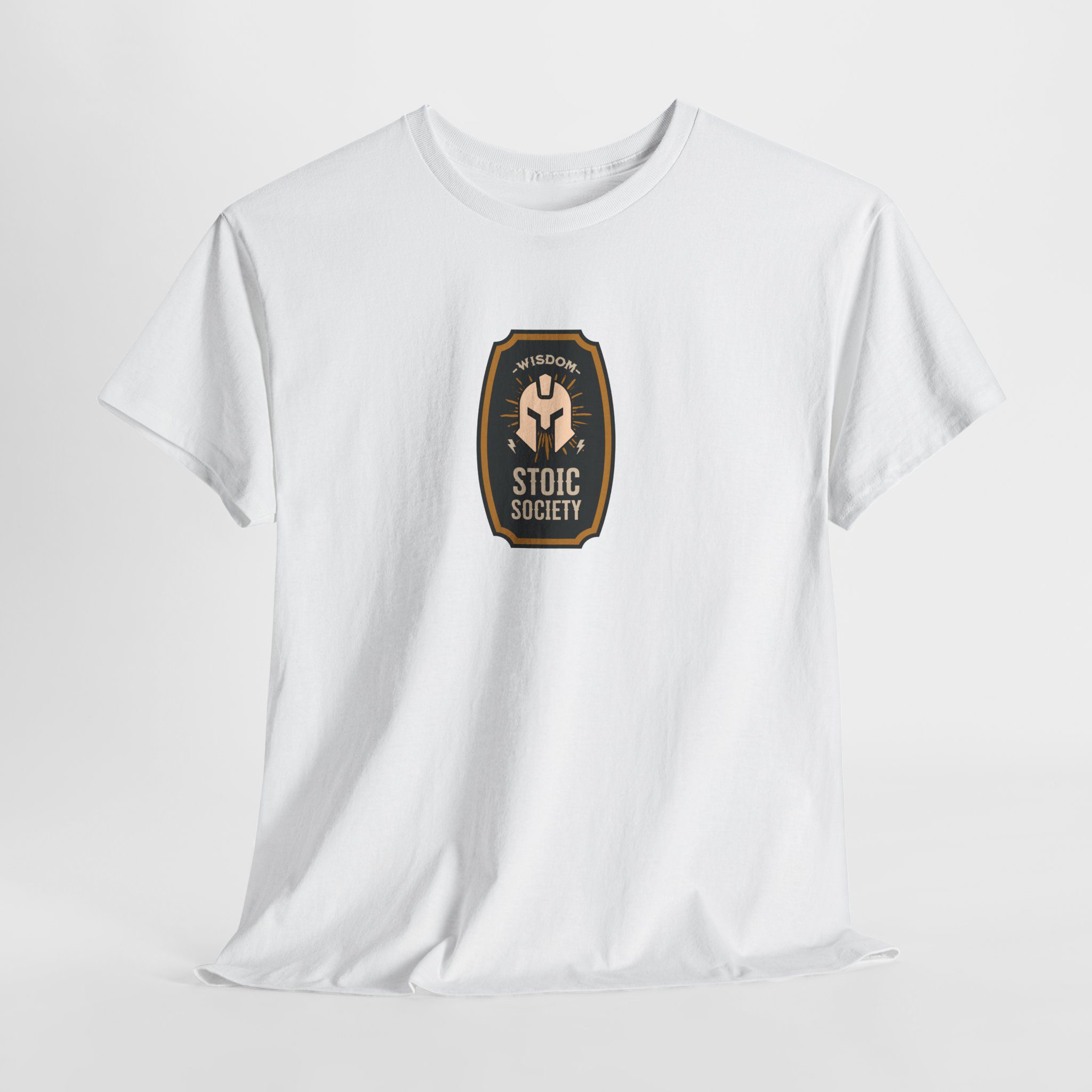 Stoic Society Wisdom - Unisex Heavy Cotton T-Shirt - Image 6