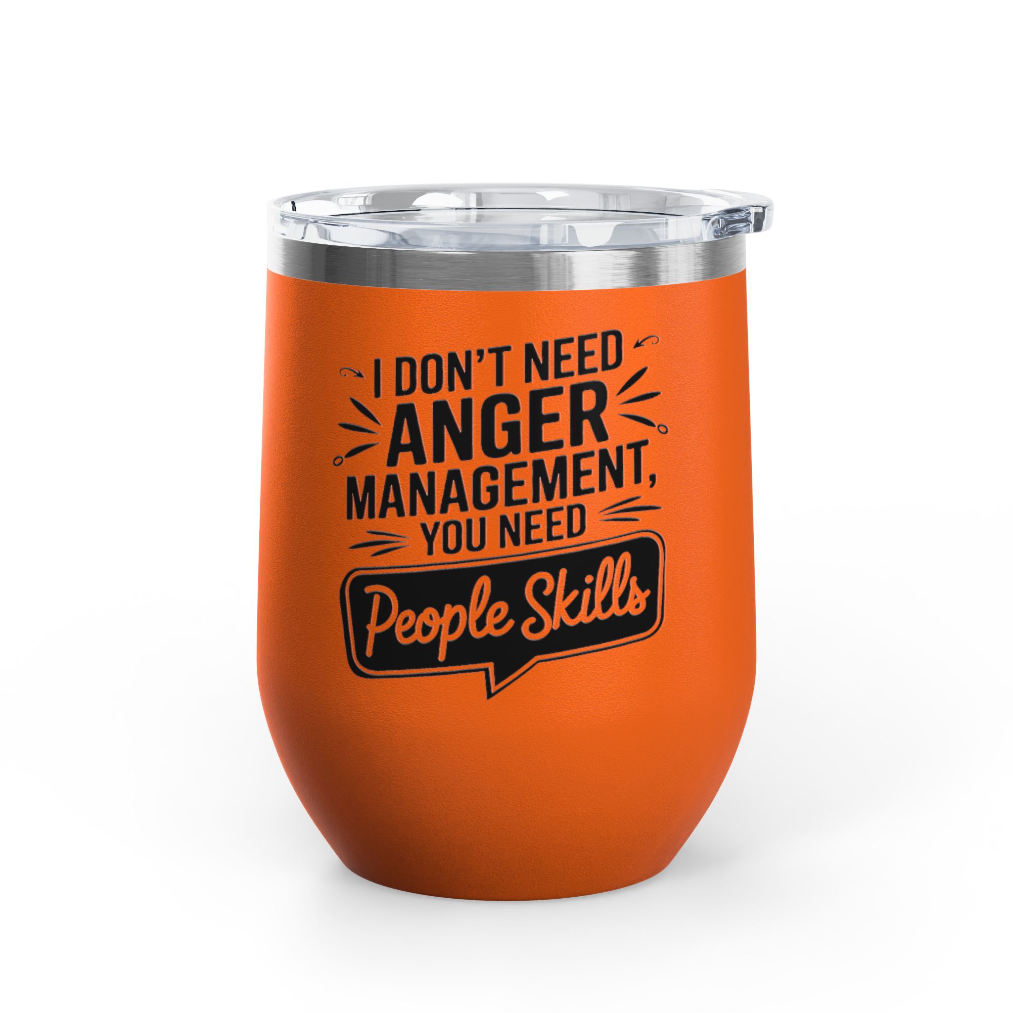 Anger Management - Wine Tumbler, 12oz - Image 6