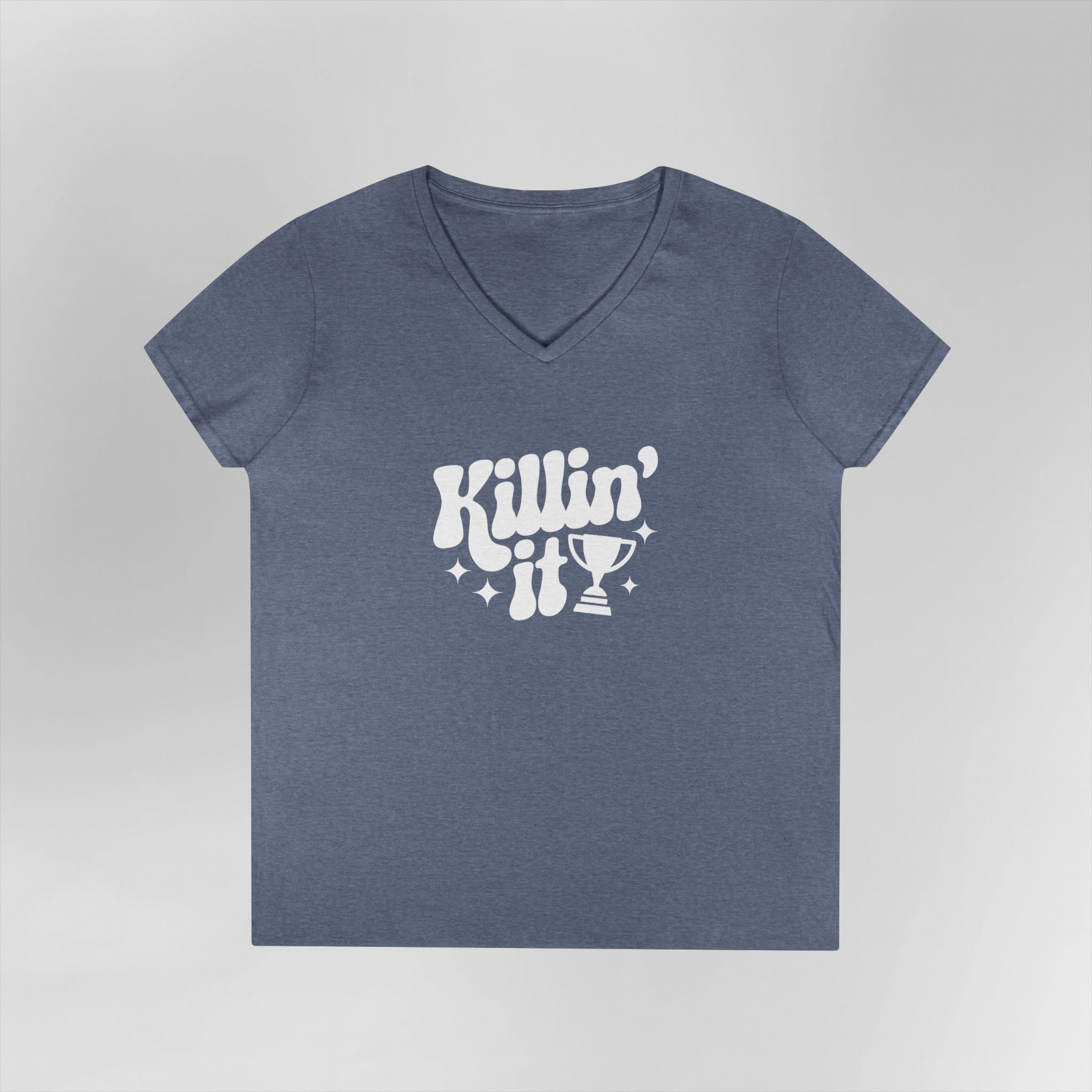 Killin' It - Ladies V-Neck Tee - Image 11