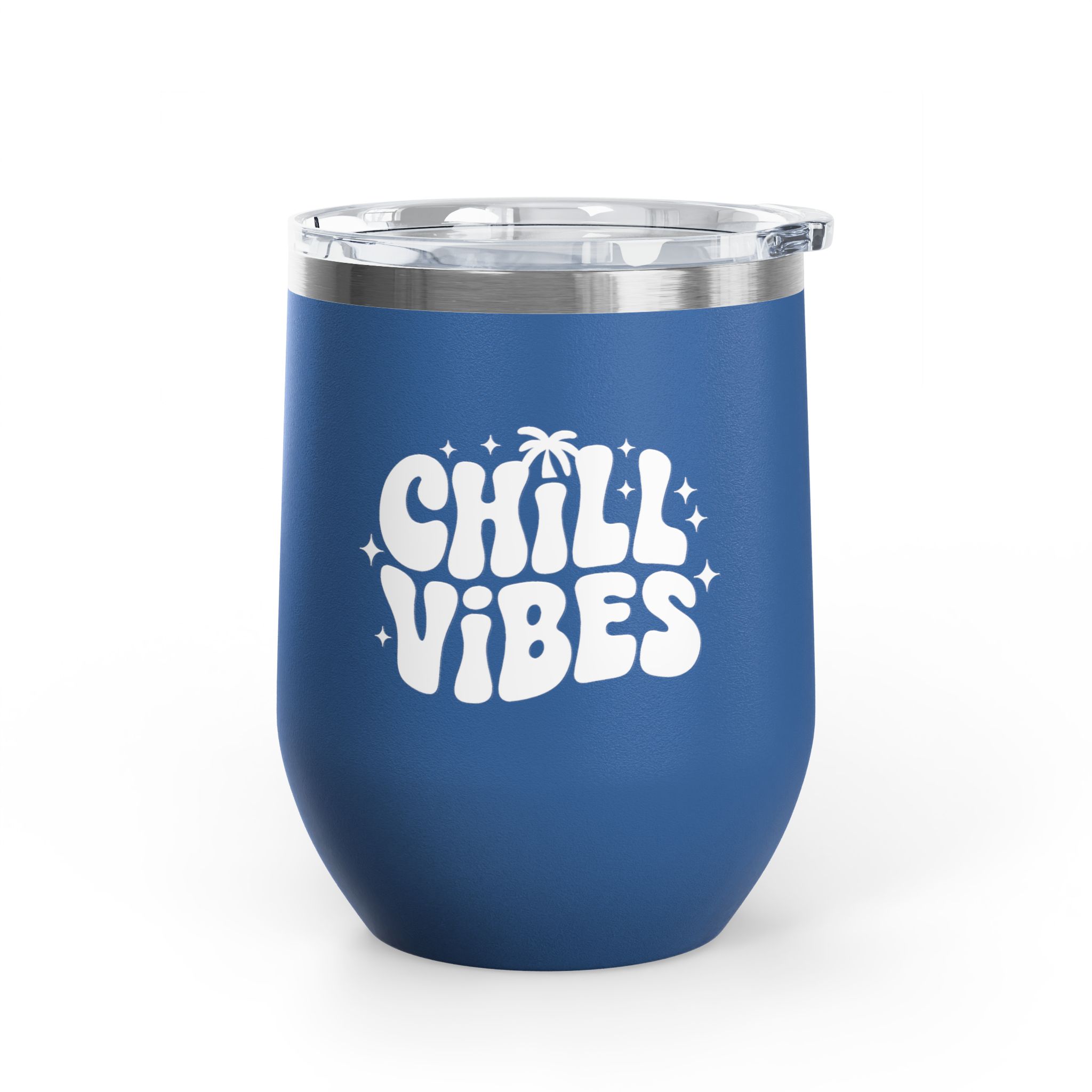 Chill Vibes - Wine Tumbler, 12oz - Image 7