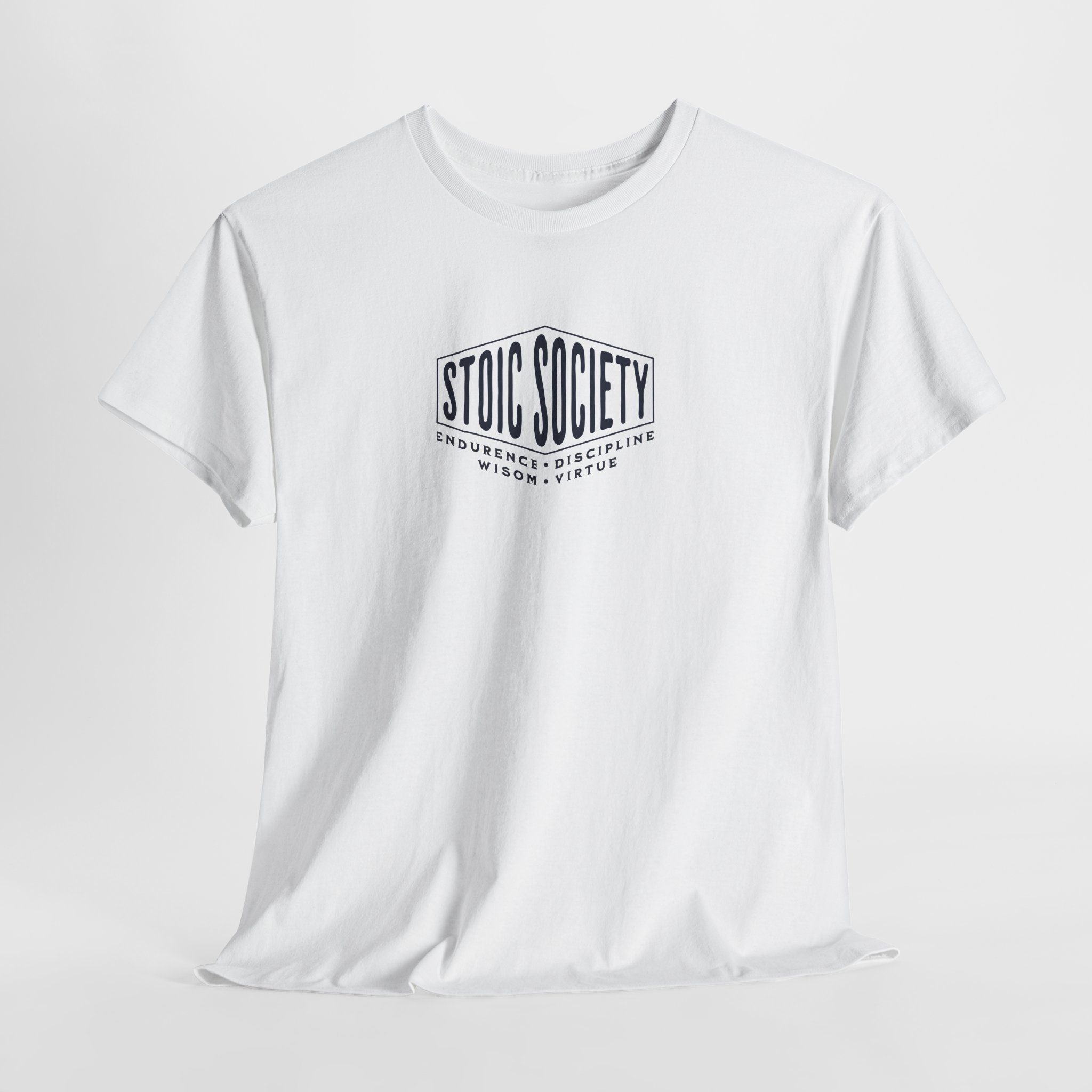 Stoic Society Pilars - Unisex Heavy Cotton T-Shirt - Image 6