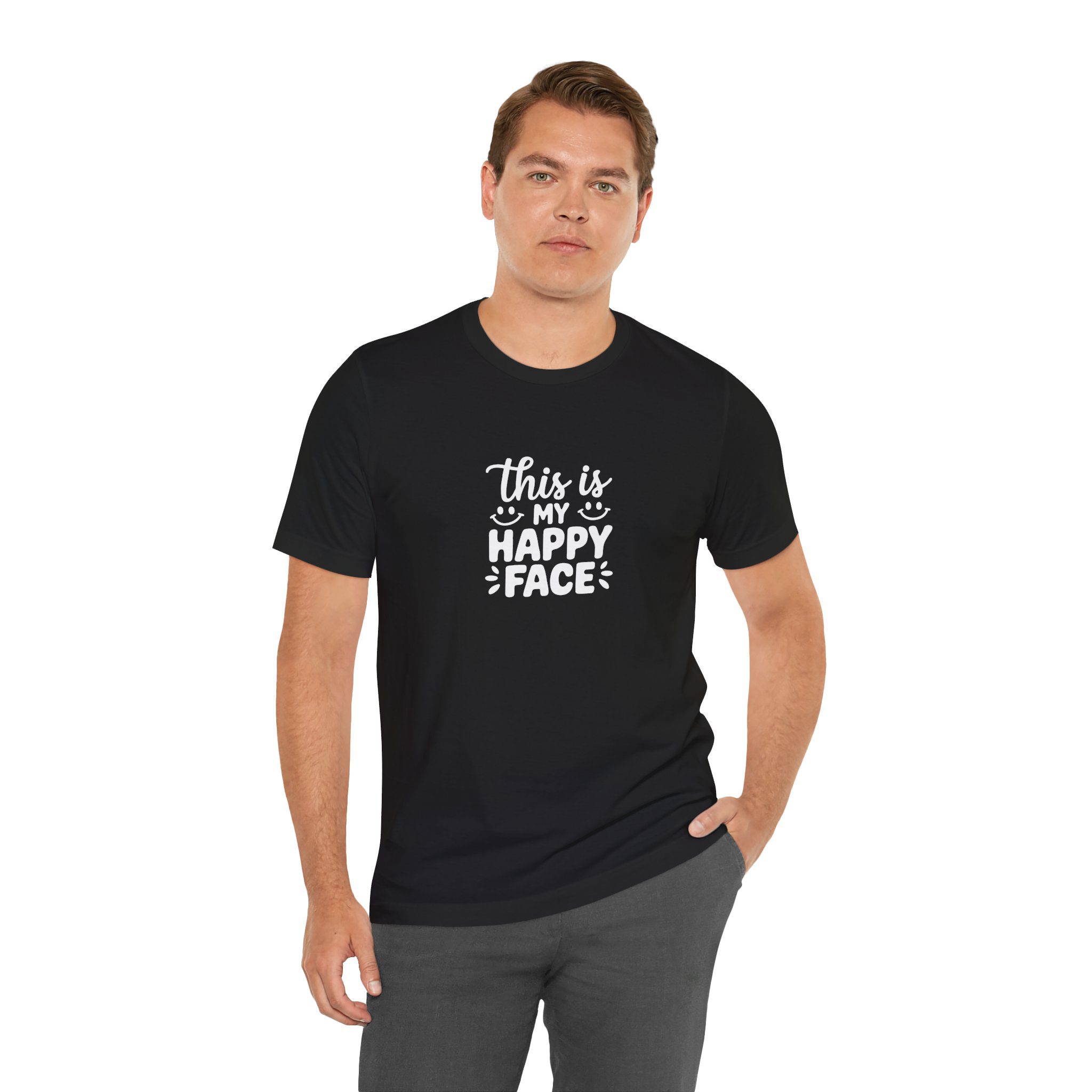 My Happy Face - Unisex T-Shirt - Image 3