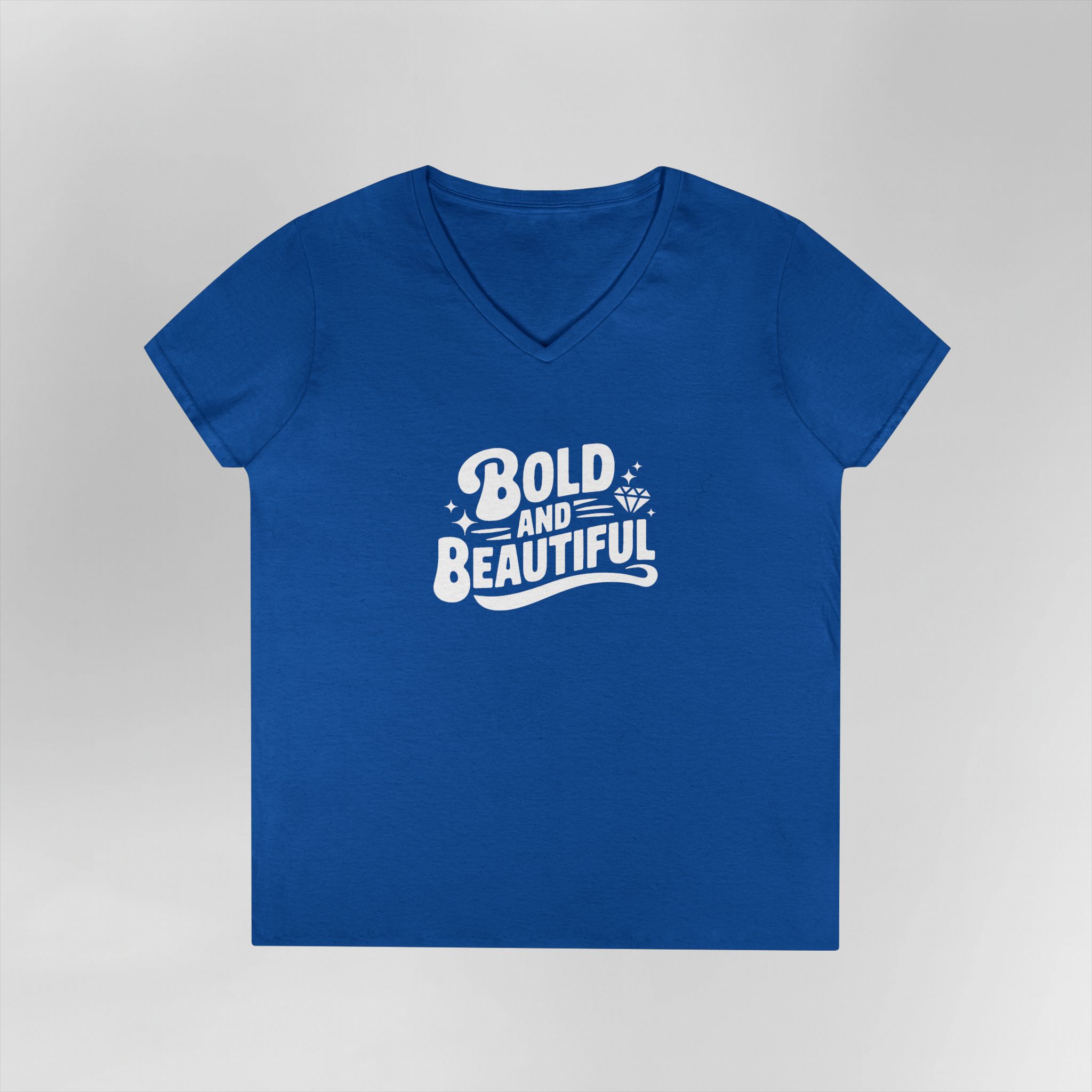 Bold and Beautiful - Ladies V-Neck T-Shirt - Image 10