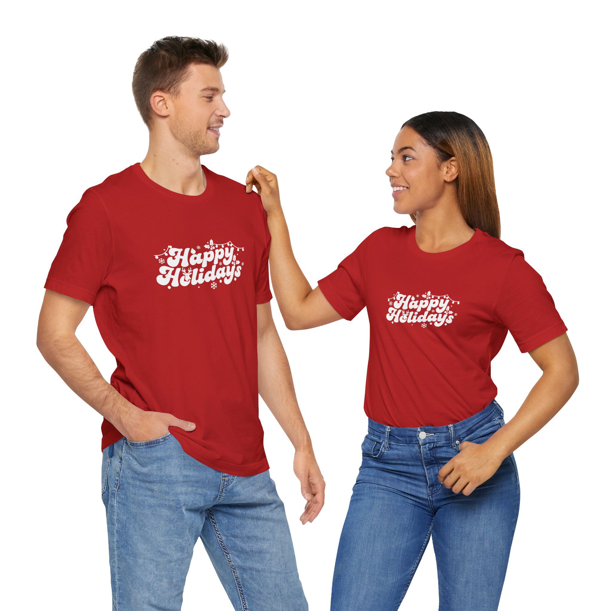 Happy Holidays Christmas T-Shirt - Image 2