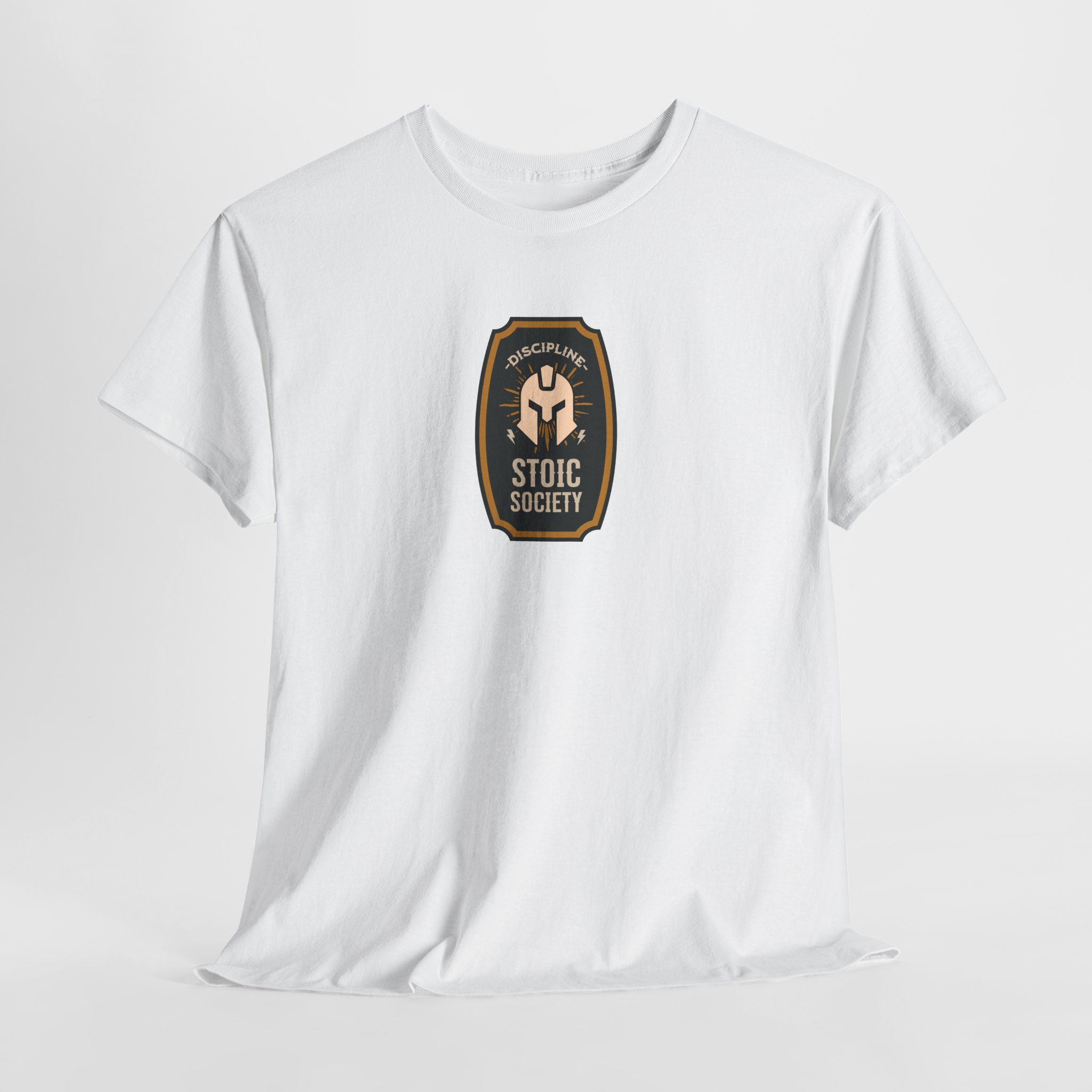 Stoic Society Discipline - Unisex Heavy Cotton T-Shirt - Image 6