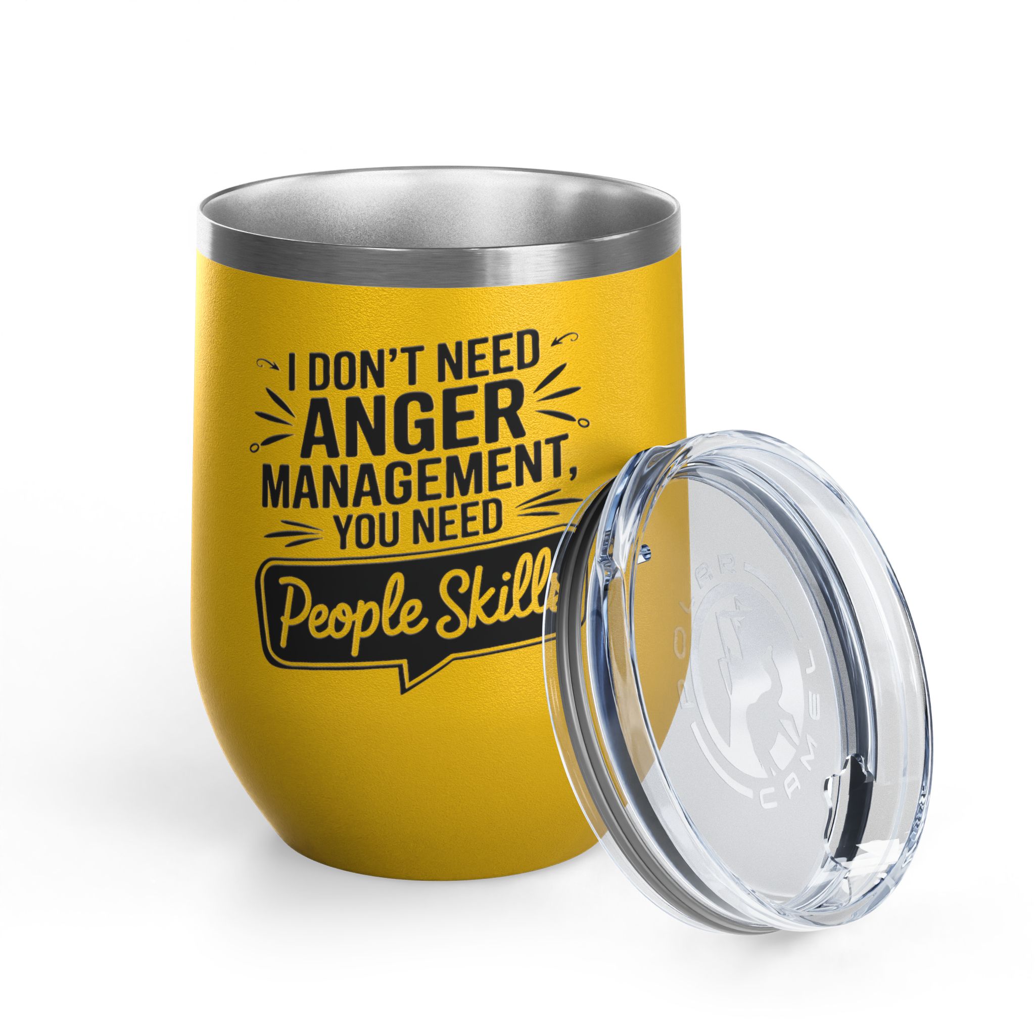 Anger Management - Wine Tumbler, 12oz - Image 2