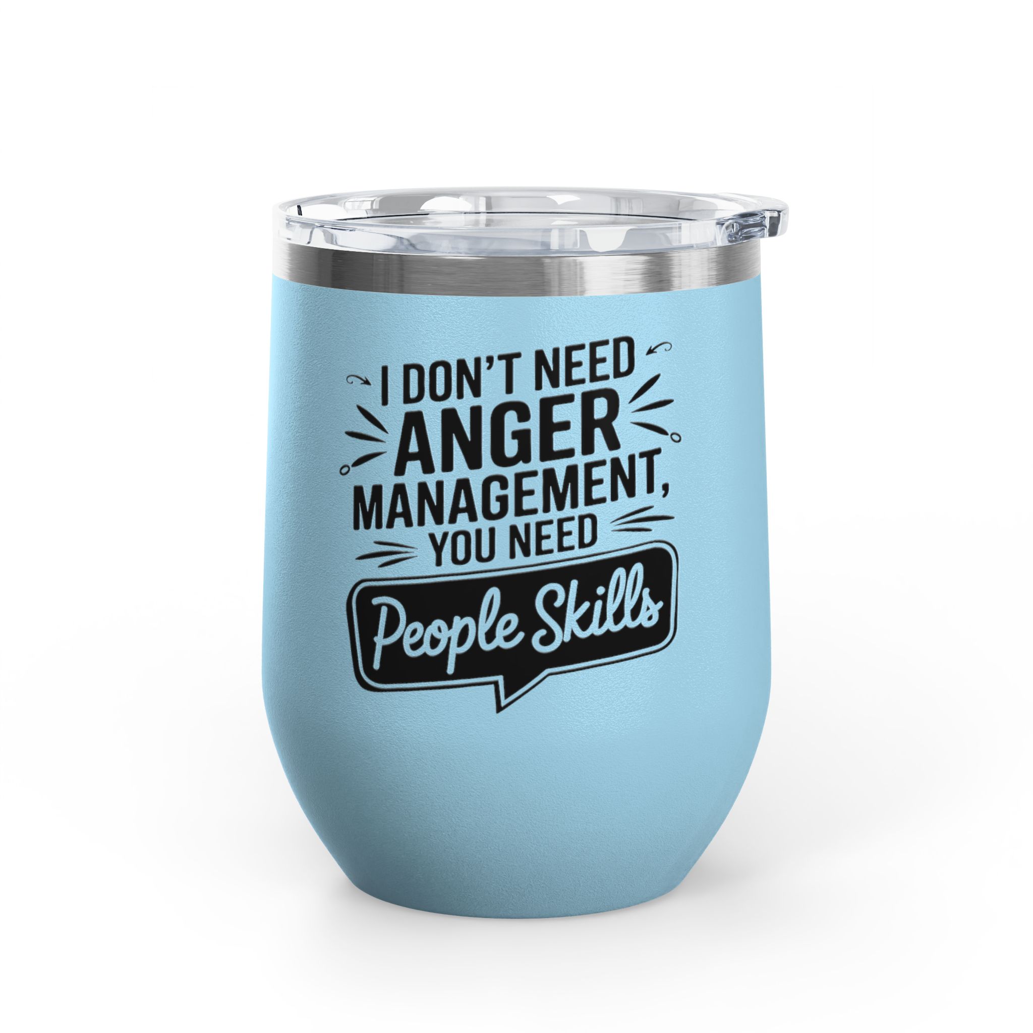 Anger Management - Wine Tumbler, 12oz - Image 7