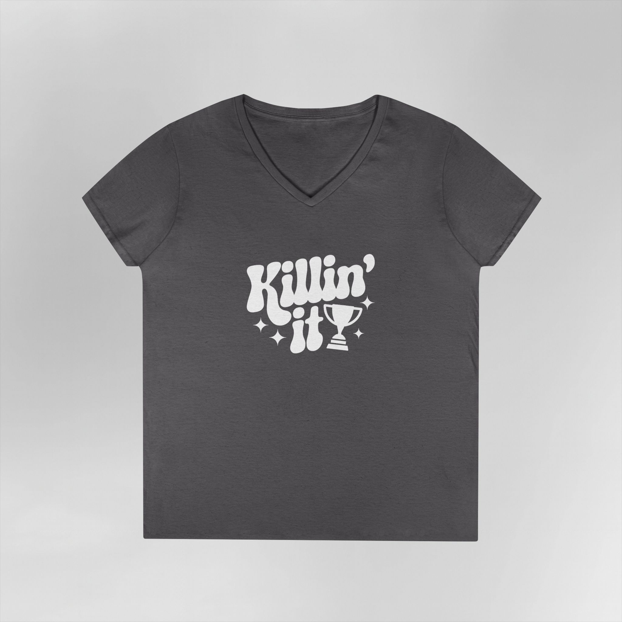 Killin' It - Ladies V-Neck Tee - Image 9
