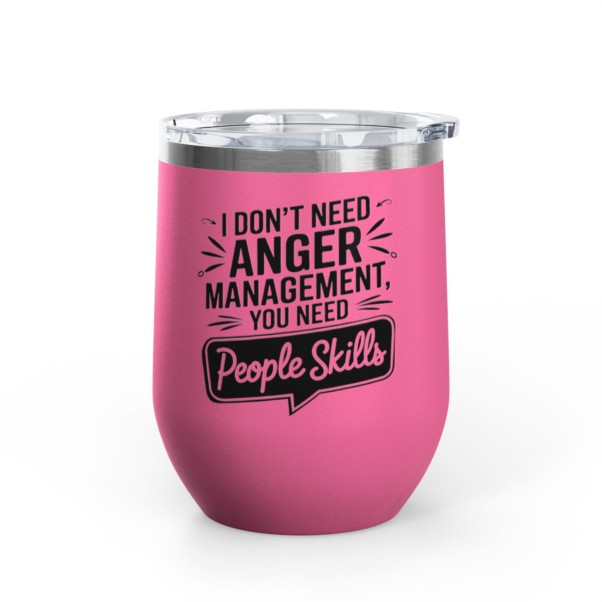 Anger Management - Wine Tumbler, 12oz - Image 10