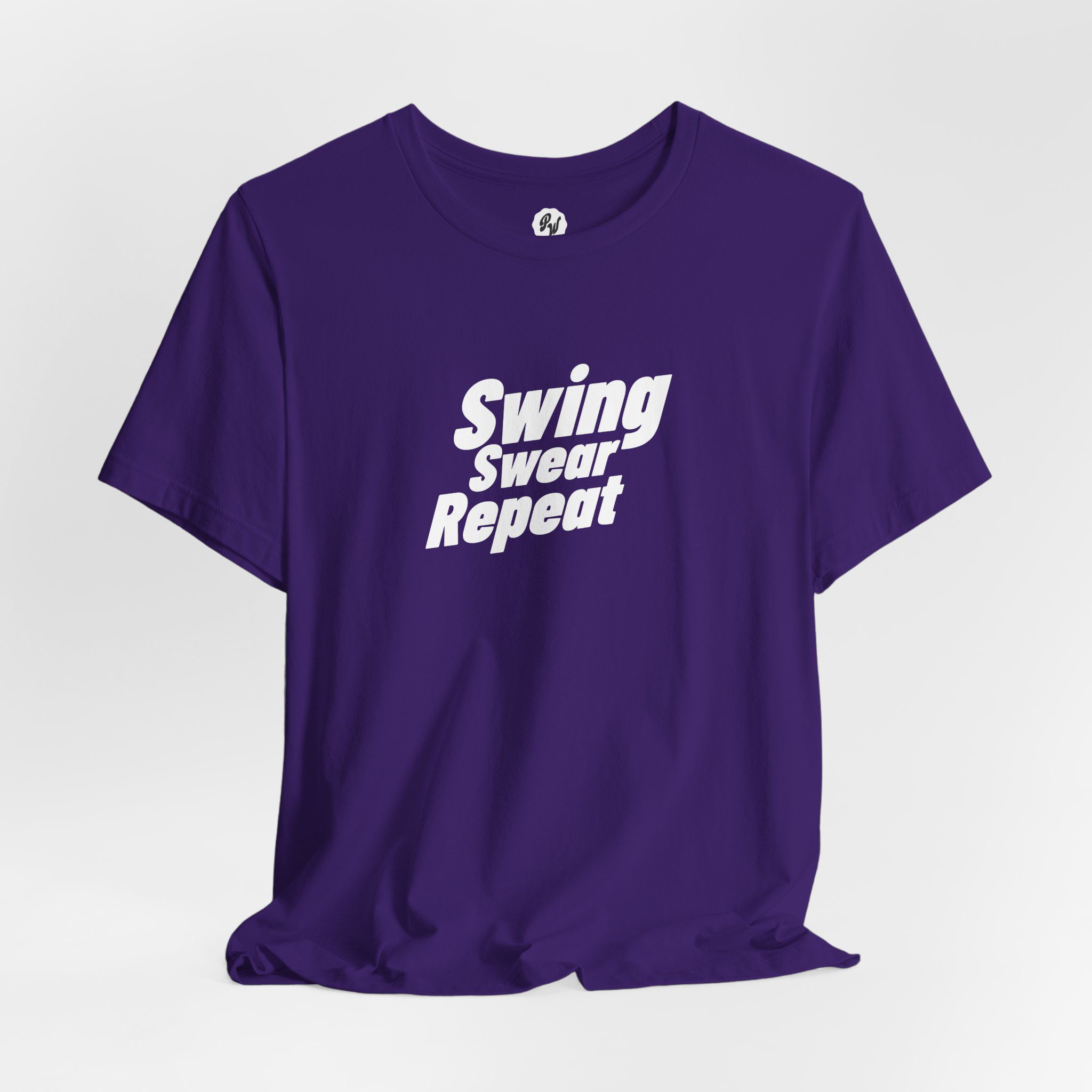 Swing, Swear, Repeat – Golf T-Shirt (Dark Colors) - Image 11