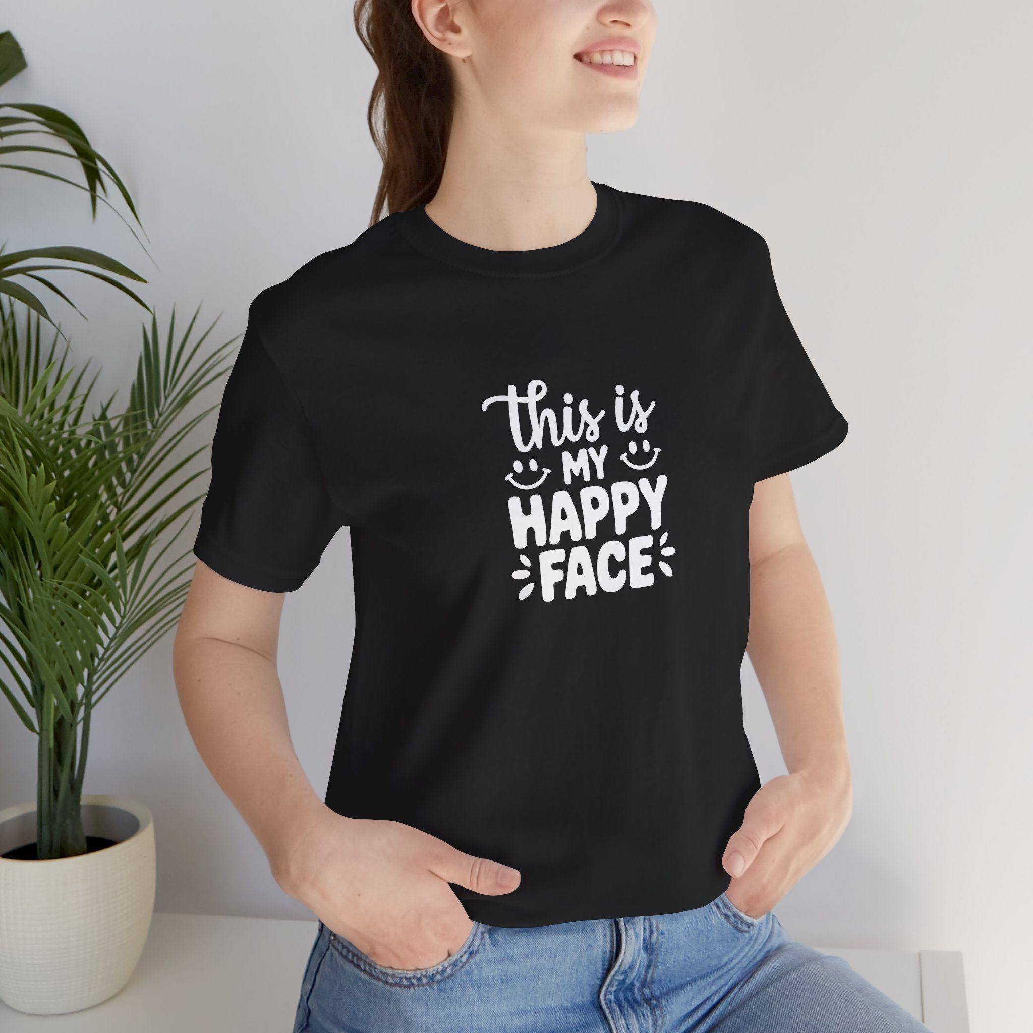 My Happy Face - Unisex T-Shirt - Image 4