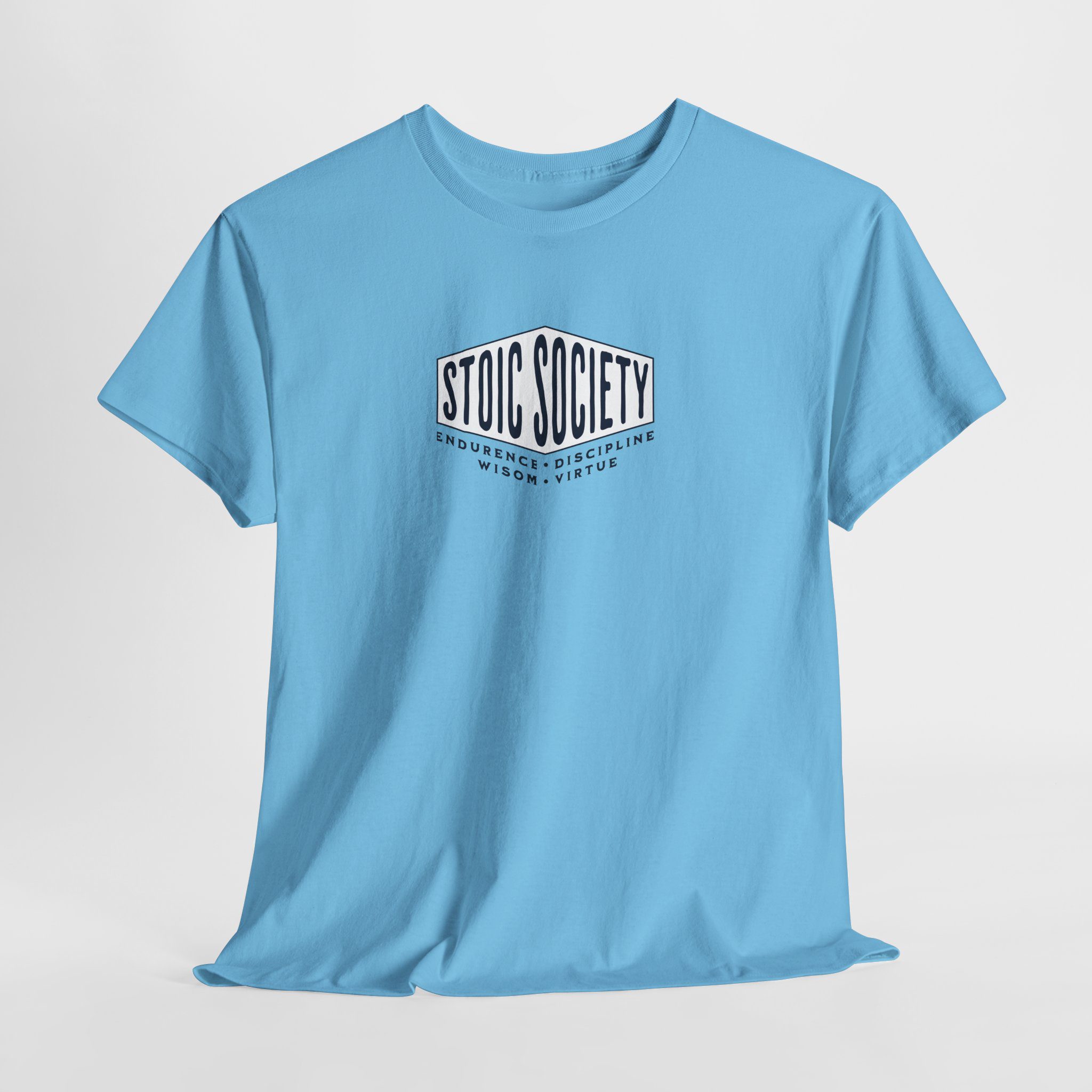 Stoic Society Pilars - Unisex Heavy Cotton T-Shirt - Image 8