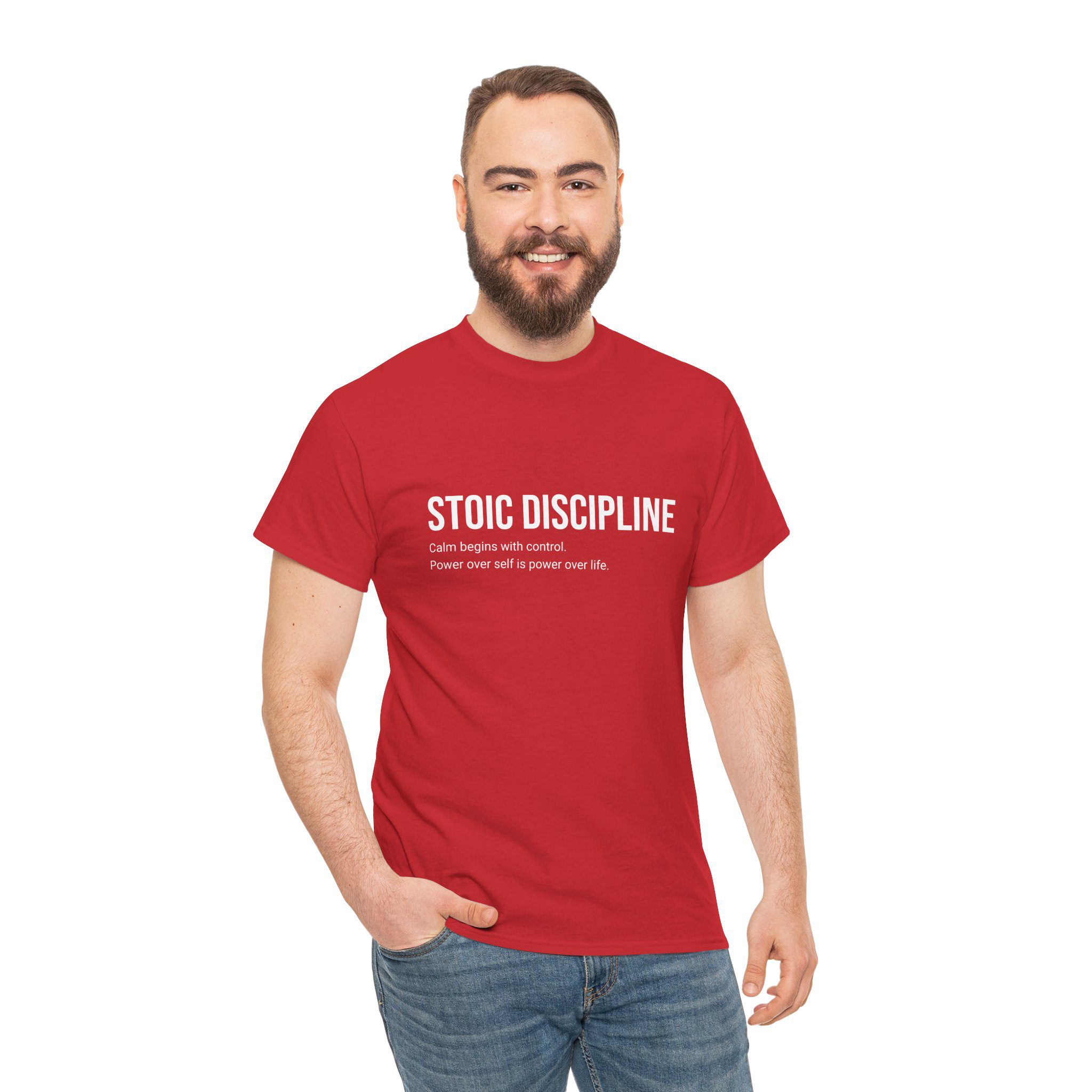 Stoic Discipline – Mens T-Shirt - Image 2