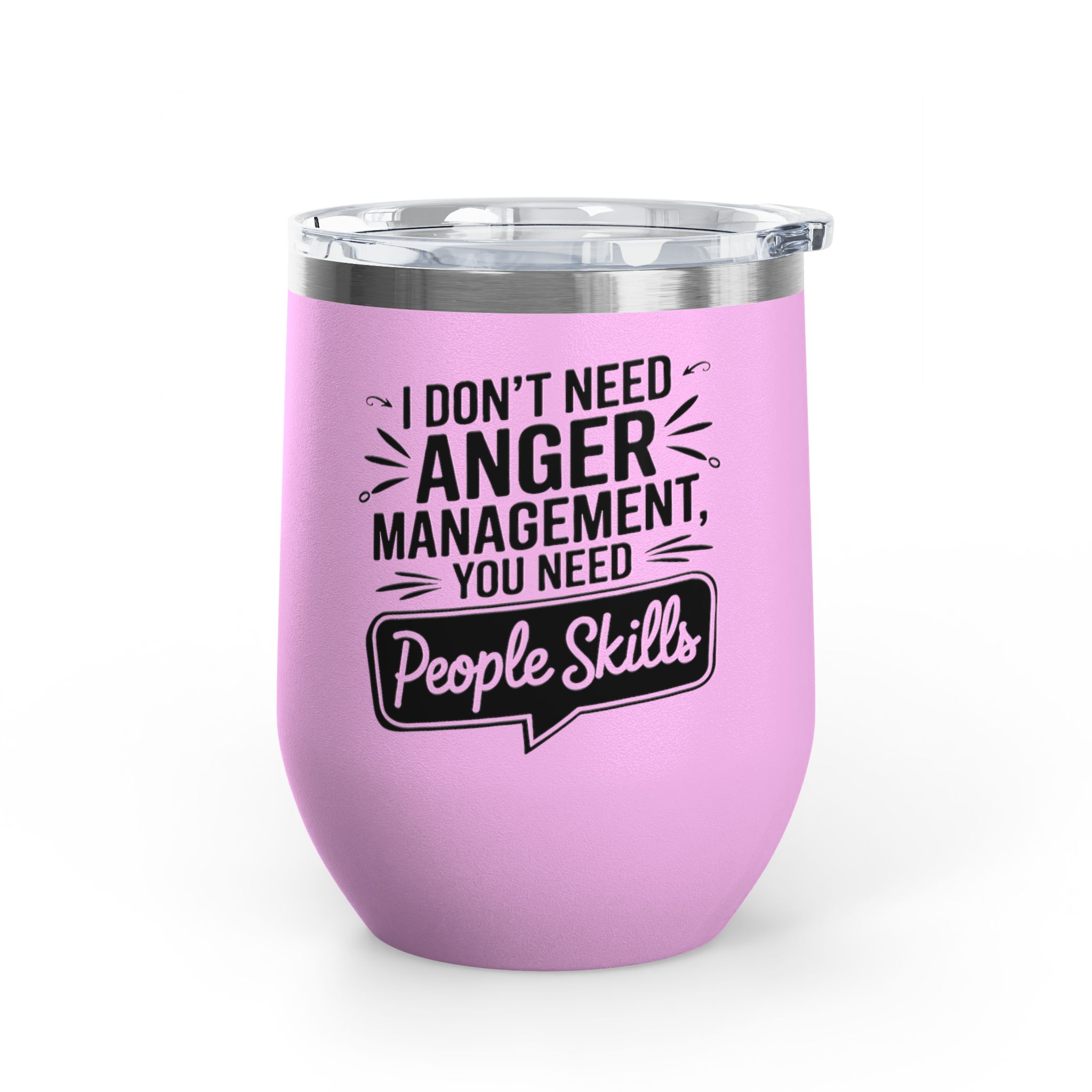 Anger Management - Wine Tumbler, 12oz - Image 9