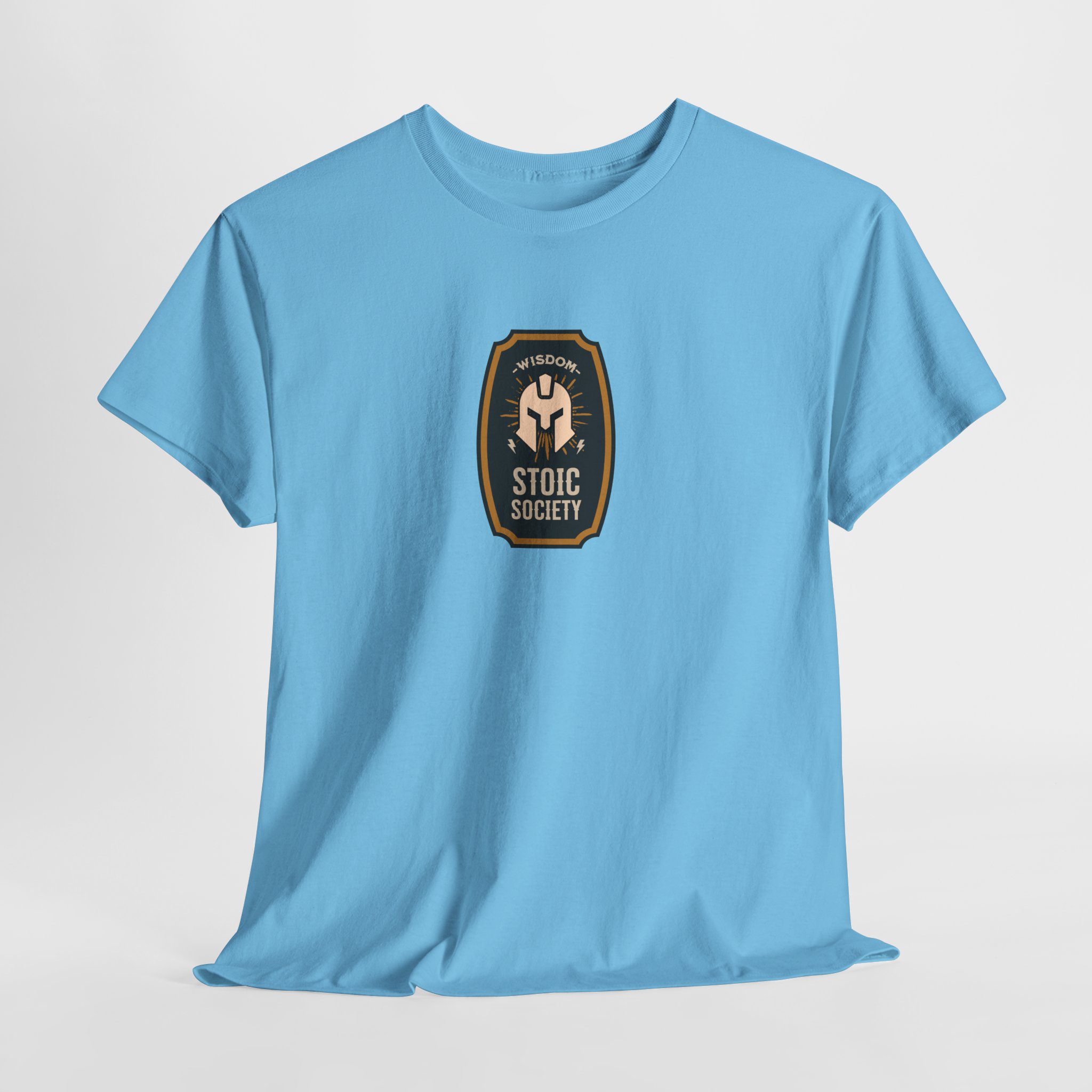 Stoic Society Wisdom - Unisex Heavy Cotton T-Shirt - Image 7