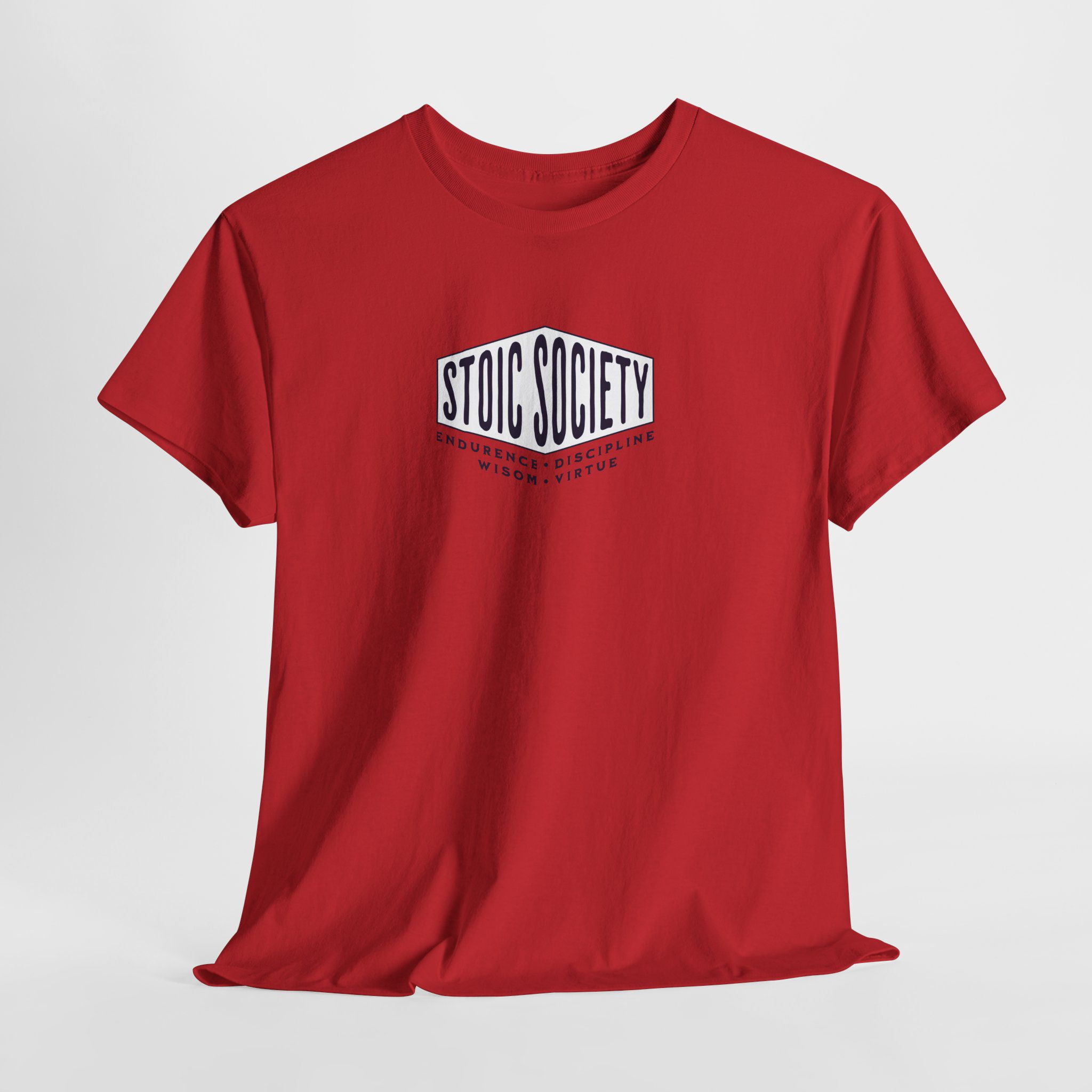 Stoic Society Pilars - Unisex Heavy Cotton T-Shirt