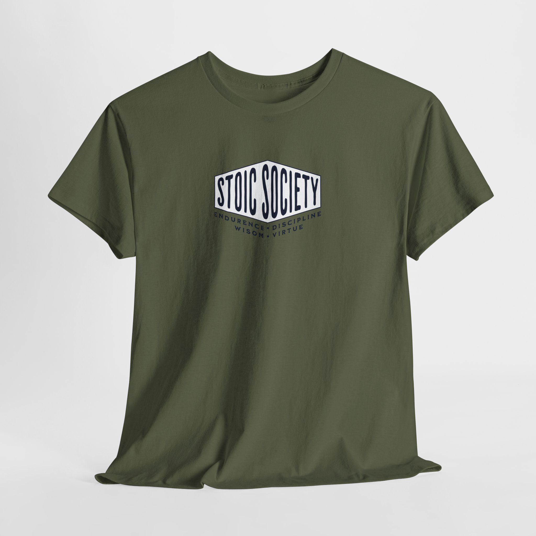 Stoic Society Pilars - Unisex Heavy Cotton T-Shirt - Image 7