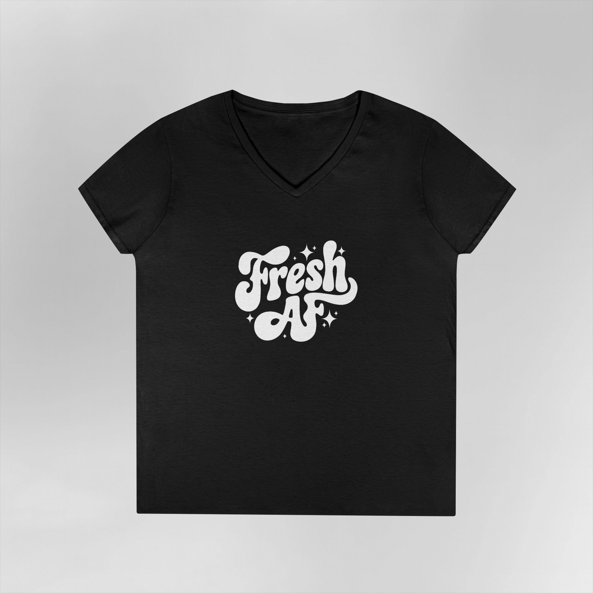 Fresh AF - Ladies' V-Neck T-Shirt