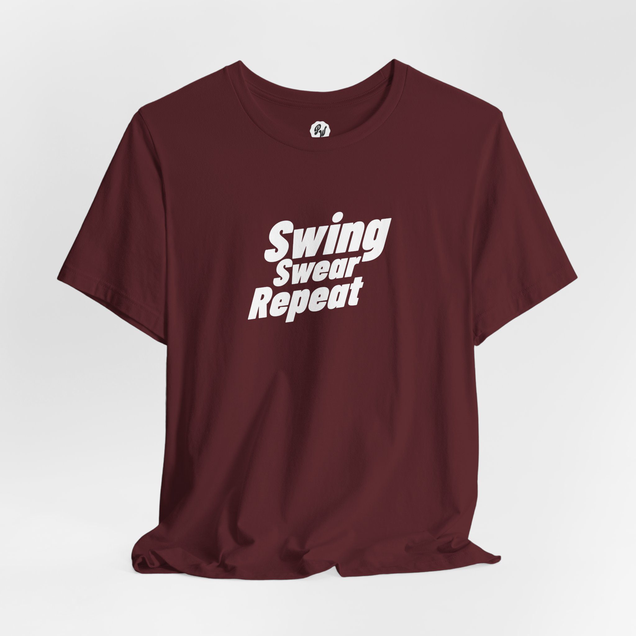 Swing, Swear, Repeat – Golf T-Shirt (Dark Colors) - Image 12