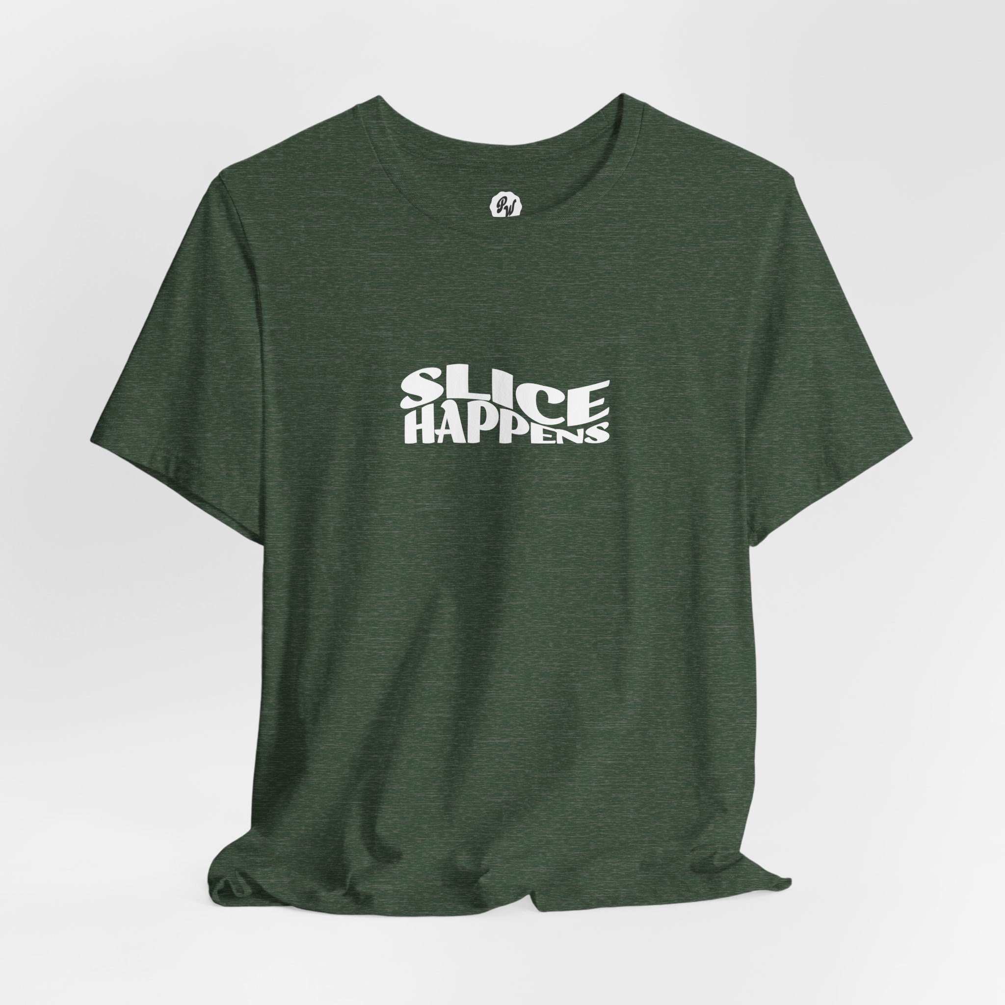 Slice Happens - Golf T-Shirt Dark Heather Colors - Image 7