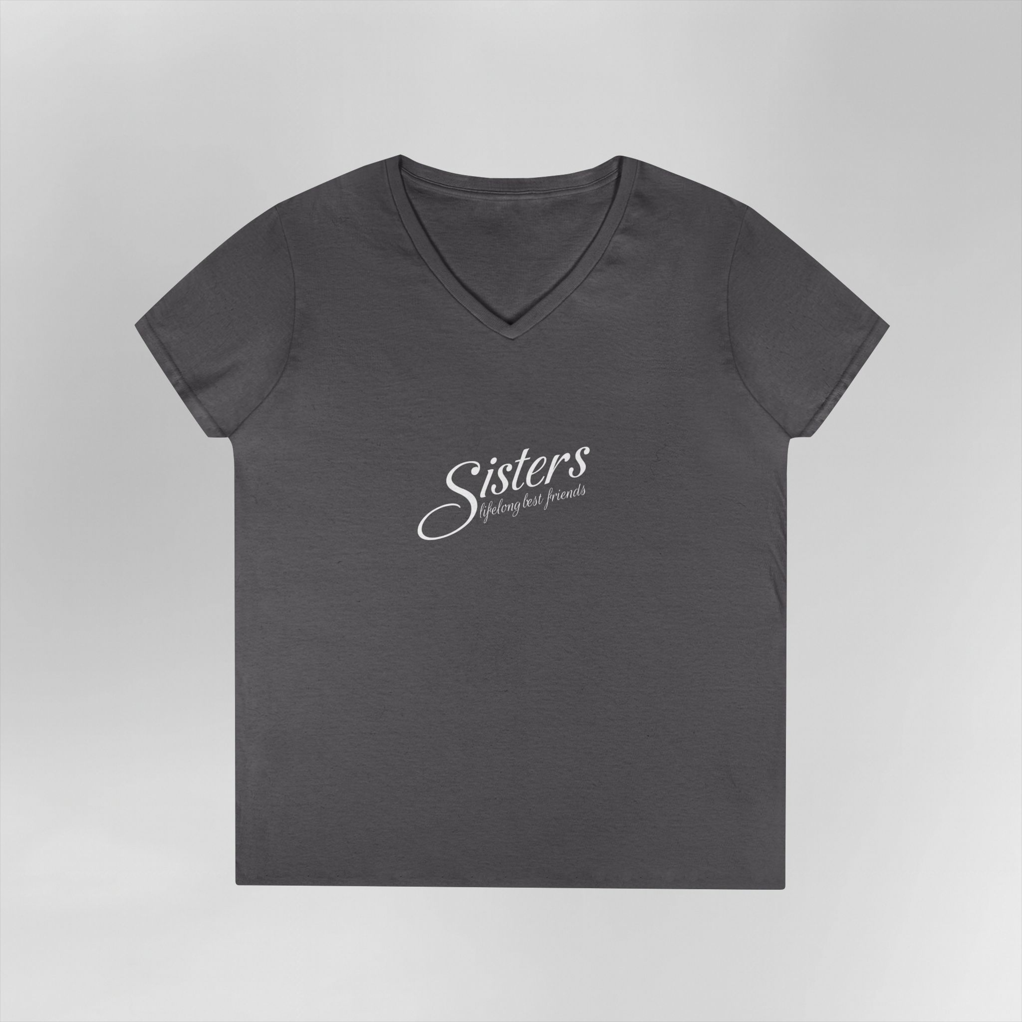 Sisters Lifelong Best Friends - Ladies V-Neck T-Shirt - Image 15