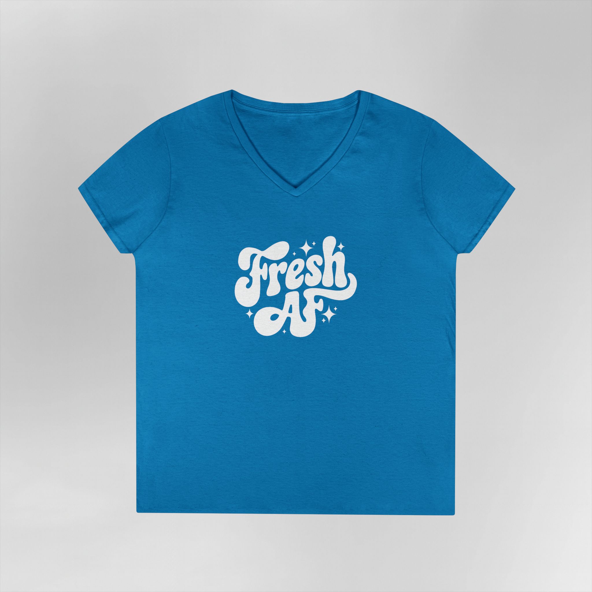 Fresh AF - Ladies' V-Neck T-Shirt - Image 12