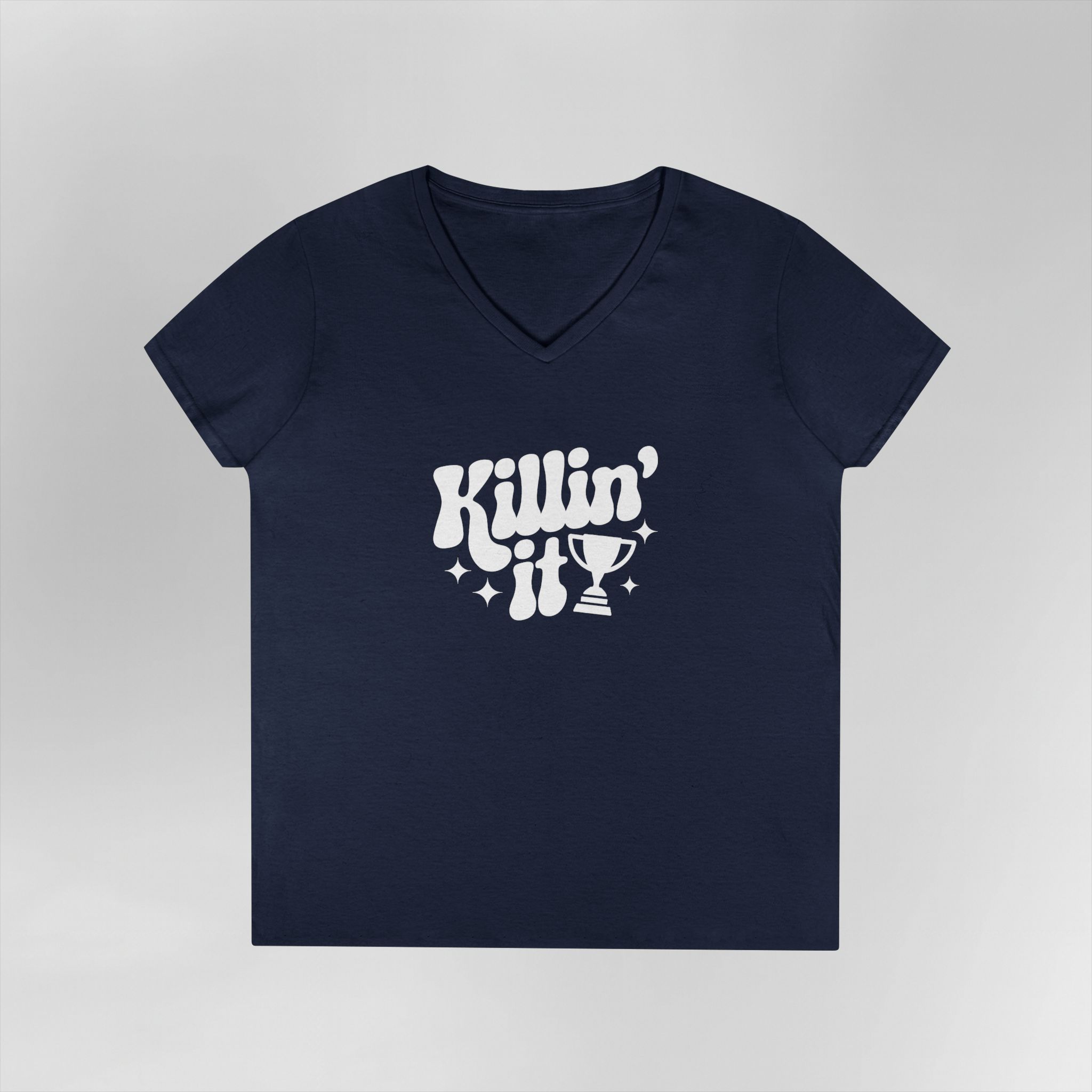 Killin' It - Ladies V-Neck Tee - Image 10